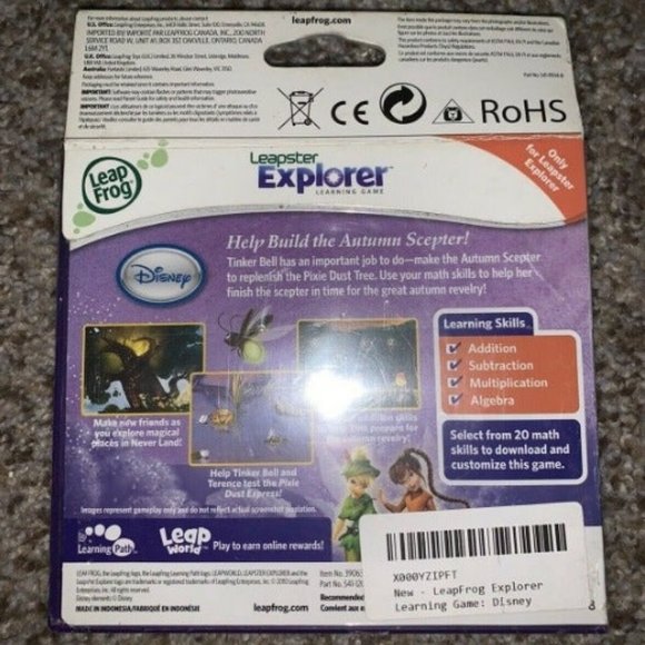 Leapfrog Explorer LeapPad Fairies Tinker Bell SEALED NEW n BOX!! - Picture 2 of 4